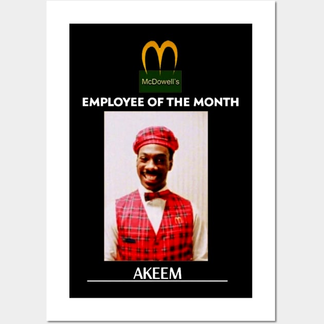 Employee of the Month Prince Akeem Wall Art by SeasonOfdeity